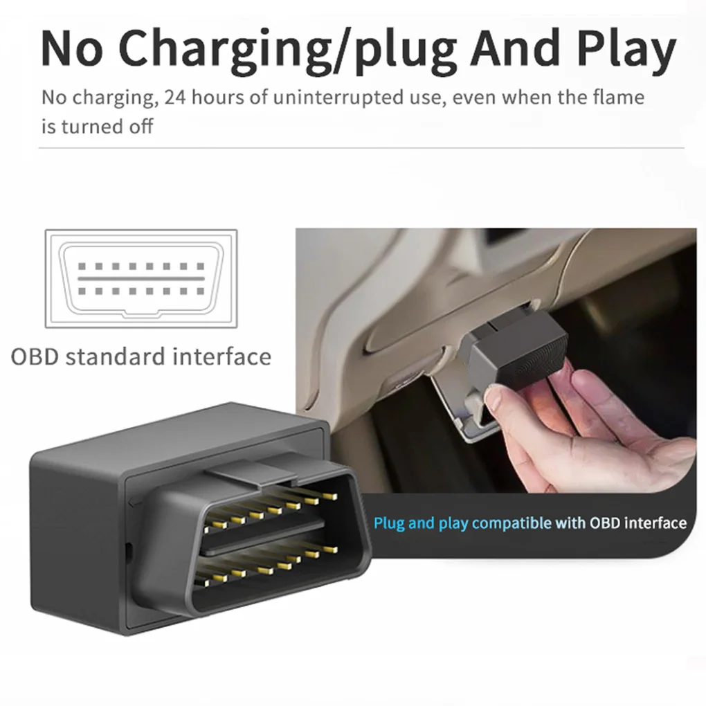 OBDII Tracker For Vehicles Car GPS Tracker 4G LTE Real Time Monitoring Device For Cars Trucks Fleets