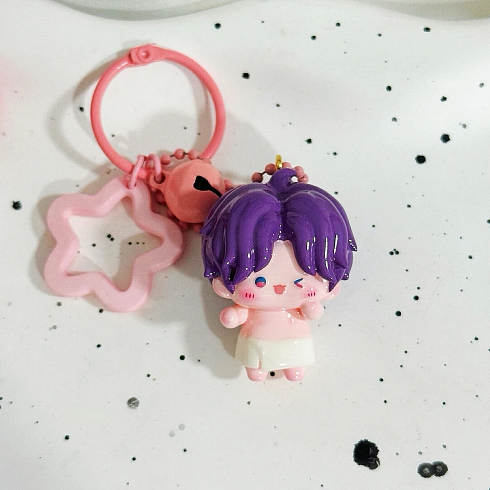 Porte-clés Acrylique Love Deepspace Xavier - Figurine Pendentif Pour Sac, Clés, Décoration - Lot De 5 Pièces, Accessoire Anime Cadeau