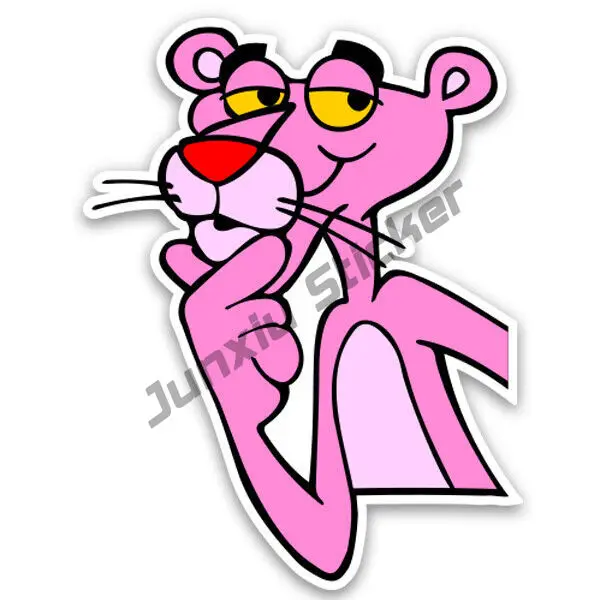 Pink Stickers Panther vynil Decal Car Accessory Cars Products Truck Accessories Interior Decoration Electric Tuning Jdm Stickers turkey stickers belarus decal camper accessories bunny girl darling sexy girl naked woman stickers car accessories