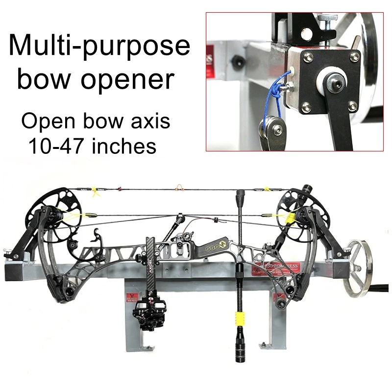 Bow and Arrow Benchtop Openers Compound Pulley Bow Tuner Worker Tuning Equipment 10-47 Inch Axis Distance Openers 16in1 tuner dvb t dvb t2 dvb s dvb s2 atsc isdb t to dvb t dvb c qam modulator rf conversion