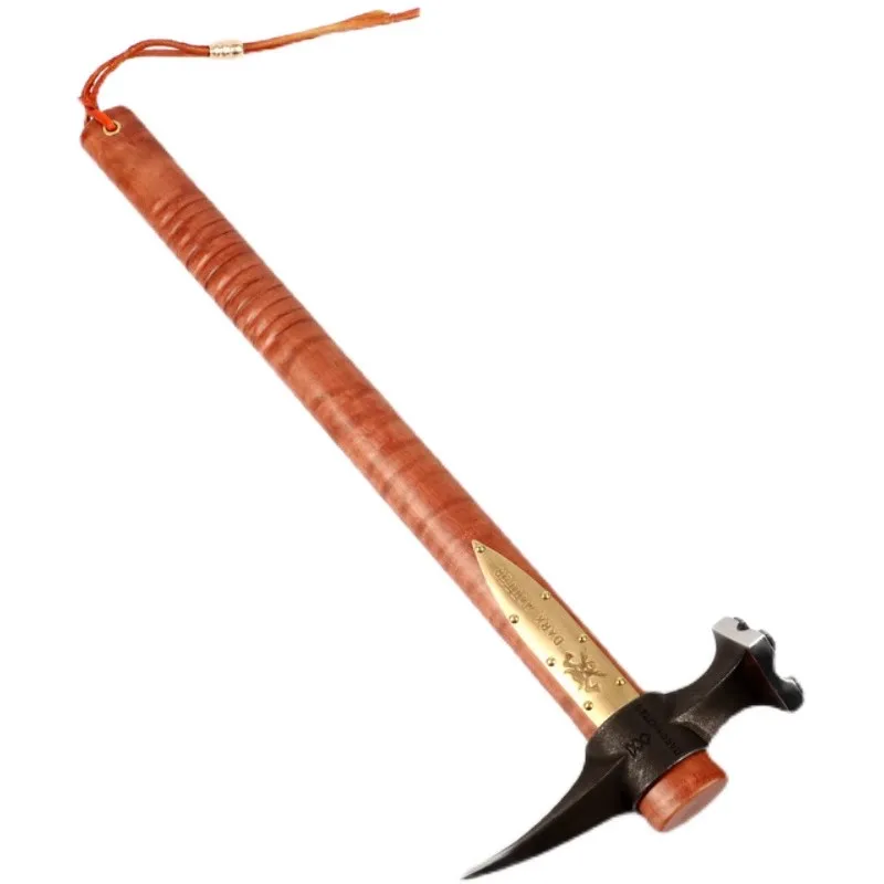 High Quality European Armor-Breaking Hammer Medieval French War Hammer Outdoor Camping Skd11 Material Decorative Ornament Hammer 5