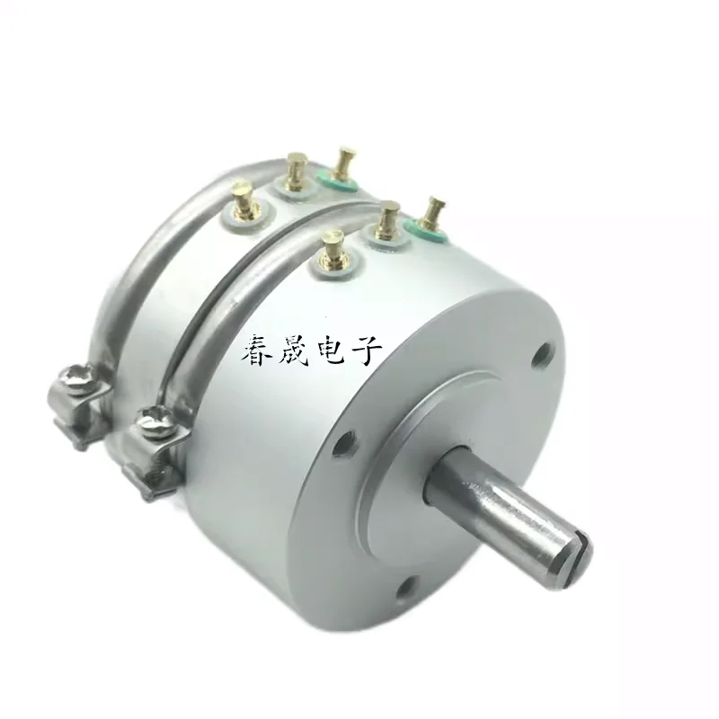 Double-layer conductive plastic potentiometer 2WDD35D4 1K 2K 5K 10K 2W 360-degree infinite rotation in a single lap 1pcs