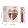 MLSMILE 3-piece liquid chameleon dragon eye shadow set, long-lasting glittery multicolor eye shadow makeup set. 5