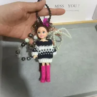 19 Styles Cute Doll Pendant Hanging Backpack Ornament DIY Change Clothes Bag Charm Car Key Ring Bag Decoration for Barbie Doll 1
