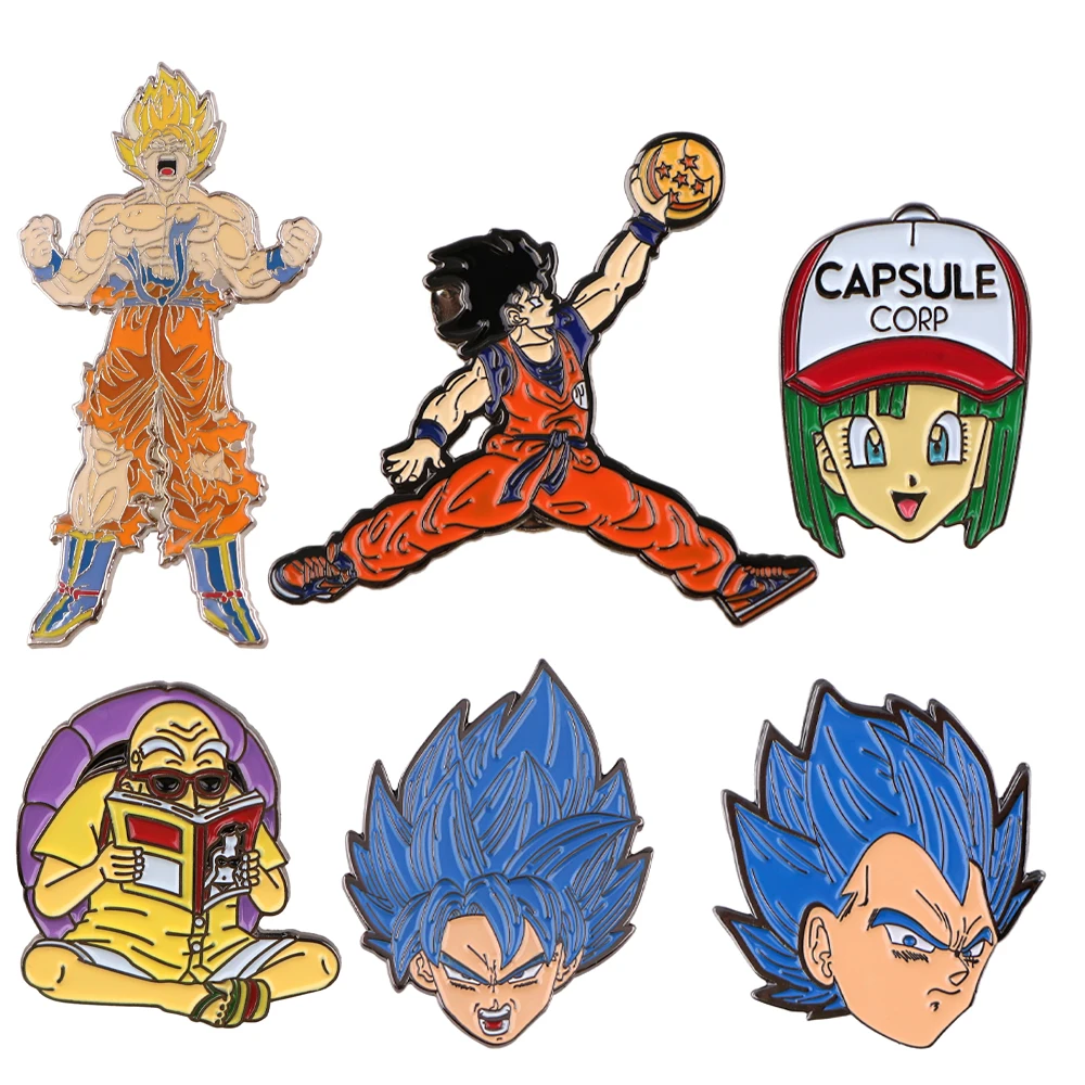 

Cool Lapel Pins Badges Brooch for Clothes Japanese Anime Enamel Pins Backpack Accessories Decorative Jewelry Gifts