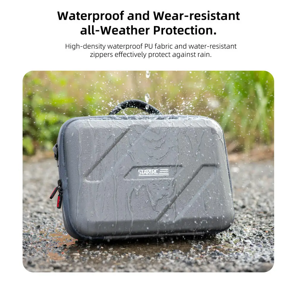 DJI Lito X1/Lito 1 Fly More Combo용 PU/나일론 하드 쉘 운반 케이스 충격 방지 보호 상자 휴대용 보관 숄더백