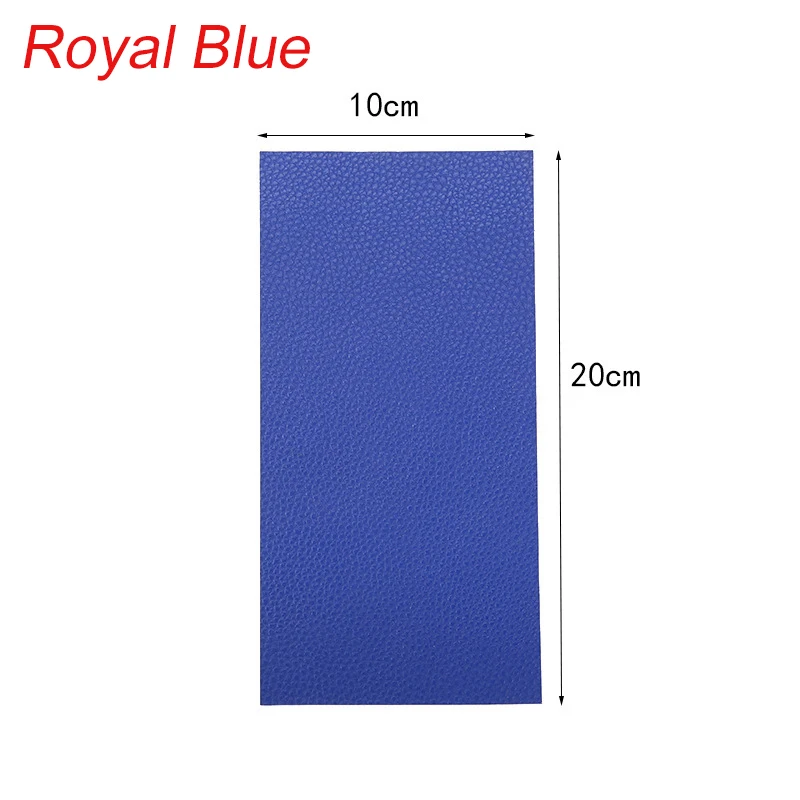20cm*10cm Multicolor PU No Ironing Sofa Repair Leather Patch Self-adhesive Sticker for Chair Seat Shoe Fix Leather Sofa Patches 
