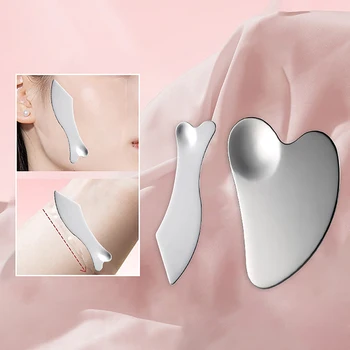 Stainless Steel Foundation Spatula Mask And Eye Cream Spoons Multi-Functional Facial Scraping Metal Beauty & Skin Care Tools