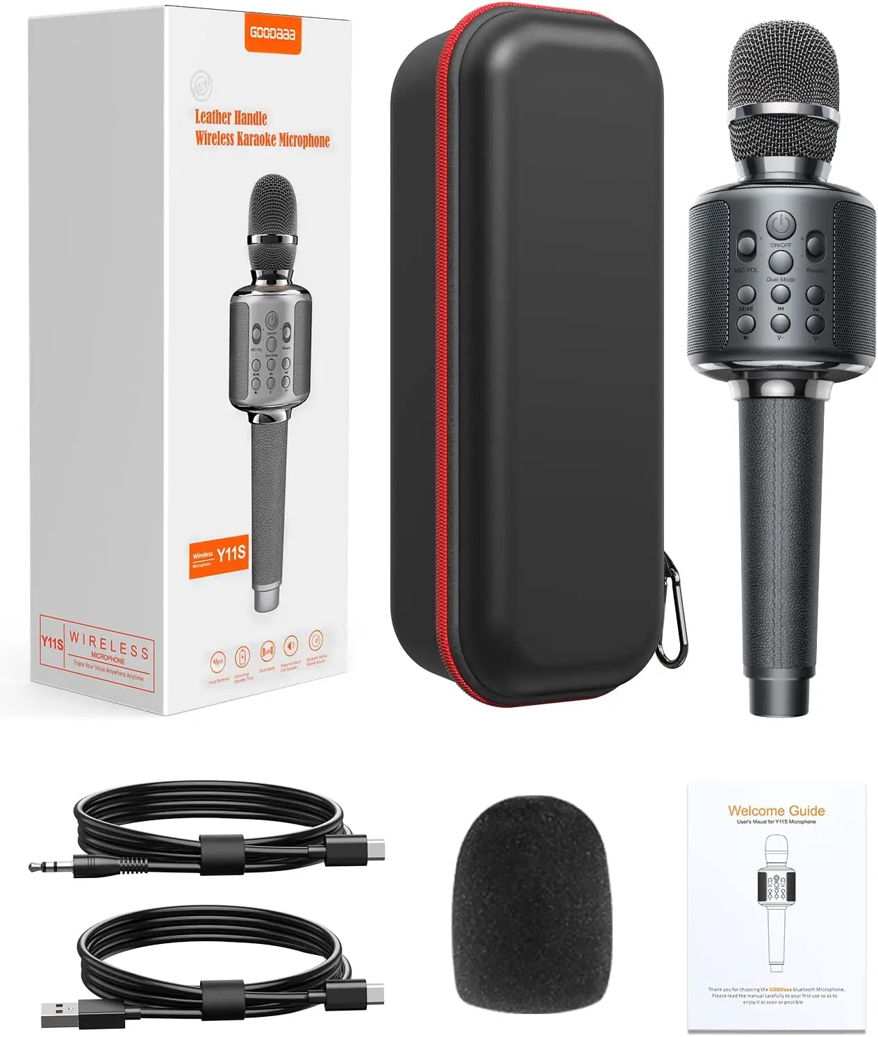 Microphone de karaoké Bluetooth, Karaoké portable pour enfants avec  changeur de voix de haut-parleur LED, microphones de karaoké sans fil pour  chanter KTV Outdoor Party, filles - Italie, Produits Neufs - Plate-forme