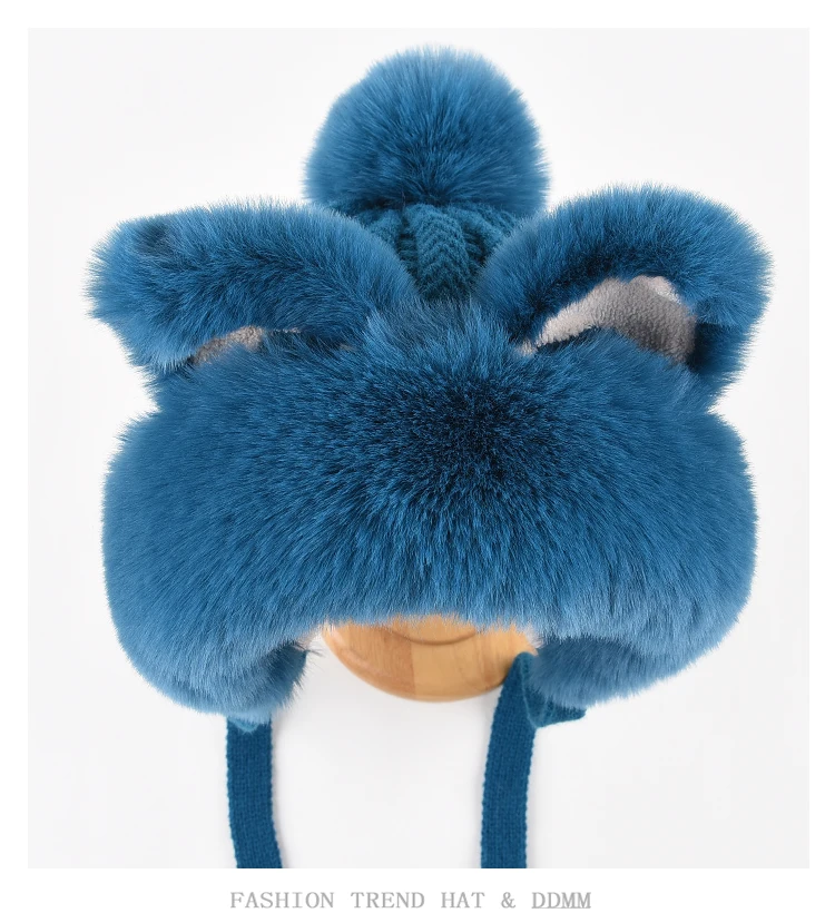 Winter Cute Ears Plush Ear Protection Lady Keep Warm Baotou Hat Trend_voghion.com