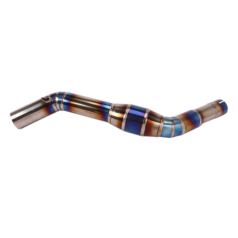 For CFMOTO NK400 NK650 NK 400 650 Motorcycle Exhaust Modify 51MM Titanium Alloy Muffler Escape Moto Bike Tube Middle Link Pipe - Image 2