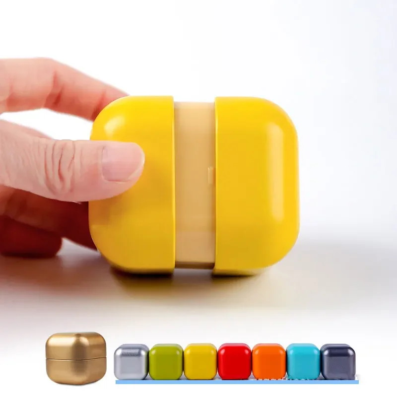 1pcs Mini Tin Storage Box Airtight Container For Cookie Candy Snacks