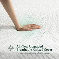 8 Inch Green Tea Luxe Memory Foam Mattress, Queen, Pressure Relieving, Mattress in A Box,, Customized 4