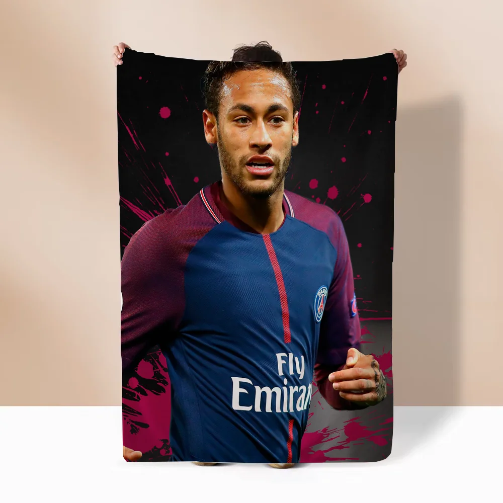 Neymar Blankets & Throw Blanket for Sofa Decoration Bed Blankets & Throws Home Interior Thin Wadding Blanket King Size Cobija 2
