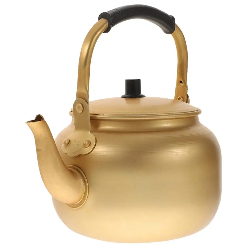 15L Capacity Aluminum Water Kettle Thickened Stovetop Tea Kettle Boiling Pot For Stove Home Metal Water Boiler Stovetop