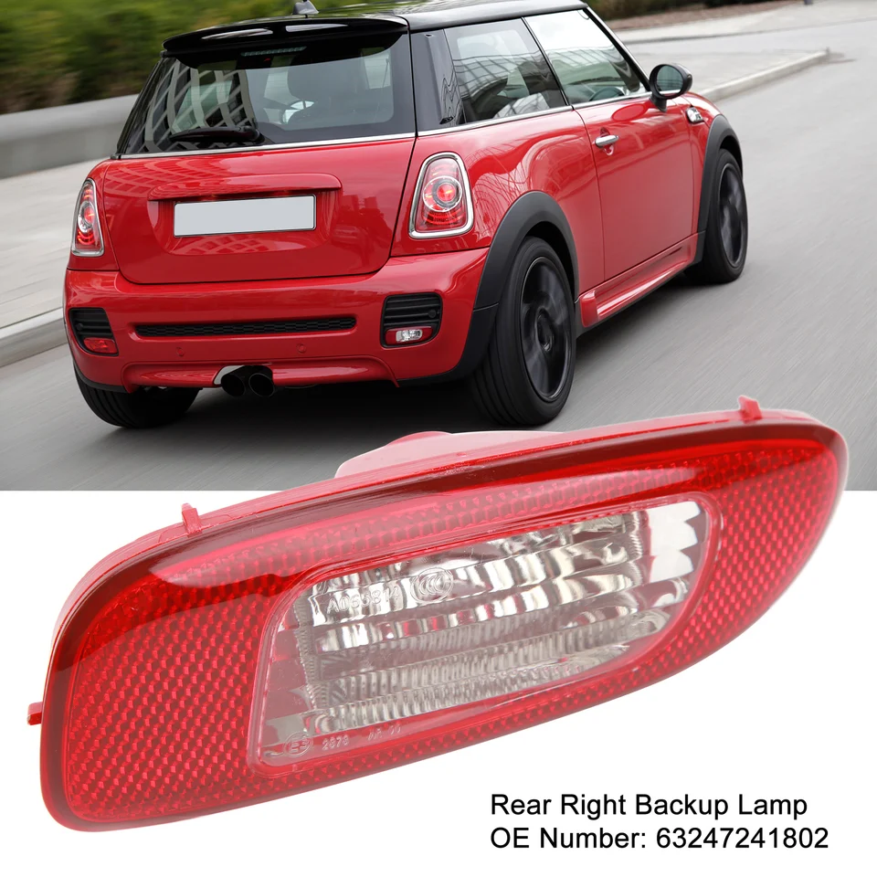 Right Side Rear Reversing Backup Lamp Light No Bulb Rear Bumper 