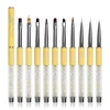 Nail Brush Acrylic Gel Brush For Manicure UV Gel Extension Pen For Nail Polish Painting Drawing Brush Rhinestone Manicure Tools 6