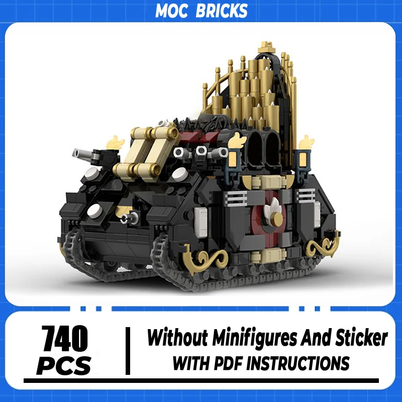 

Конструктор Военный MOC, модульный Танк для запуска ракет, модель уличного вида «сделай сам», сборные кирпичи, игрушки, рождественские подарки