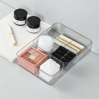 Clear Drawer Organizer Boxes Transparent Plastic Storage Box Desktop Acrylic Box Jewelry Makeup Cosmetic Organizer Drawer Box 4