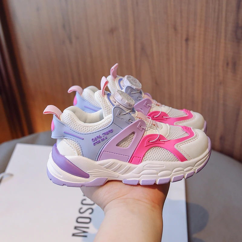 

Boys Girls Sneakers Lightweight Anti-Slip Breathable Mesh Comfort Unisex-Child Sports Running Walking Athletic Shoes for Kids