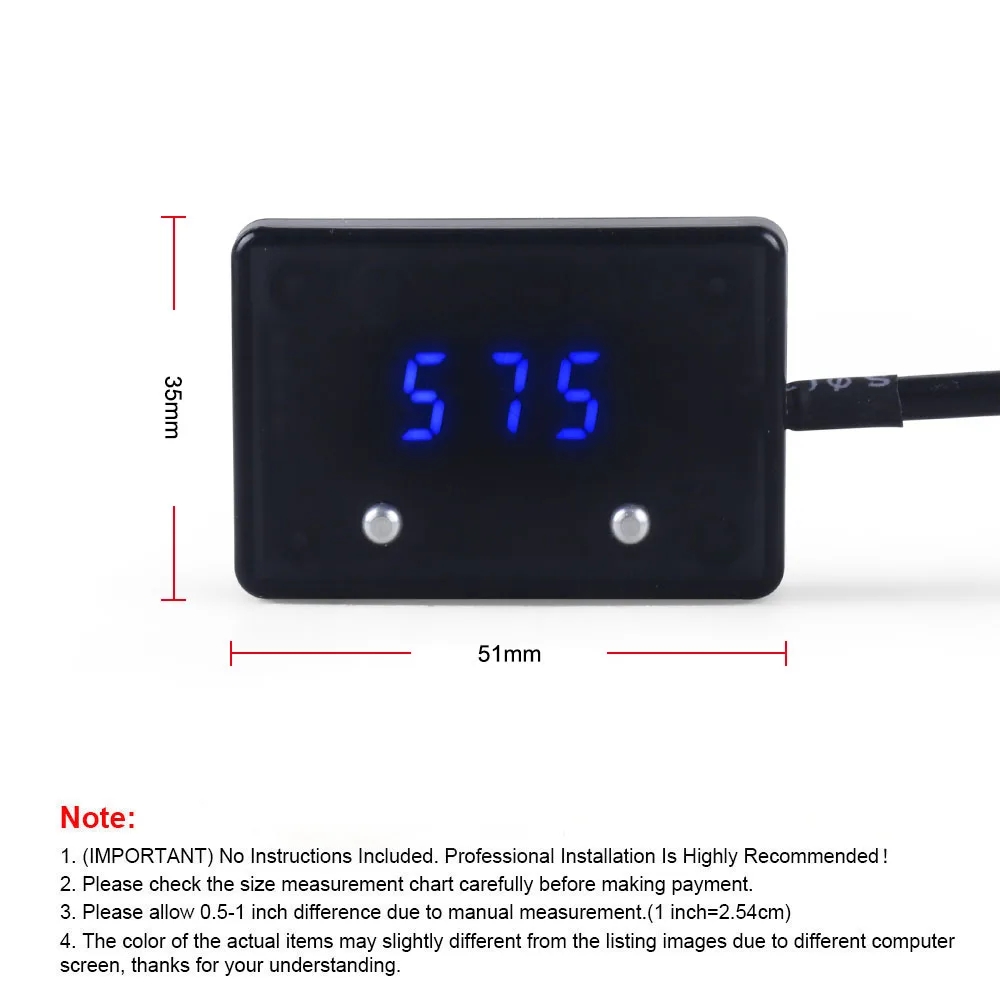 Car Exhaust Temp Gauge with Sensor for 4WD Hilux Patrol