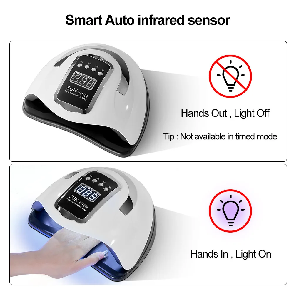 LINMANDA Nail Dryer LED Lamp UV Lamp For Curing All Gel Nail Polish With Motion Sensing Manicure Pedicure Salon Tool Equipment 4