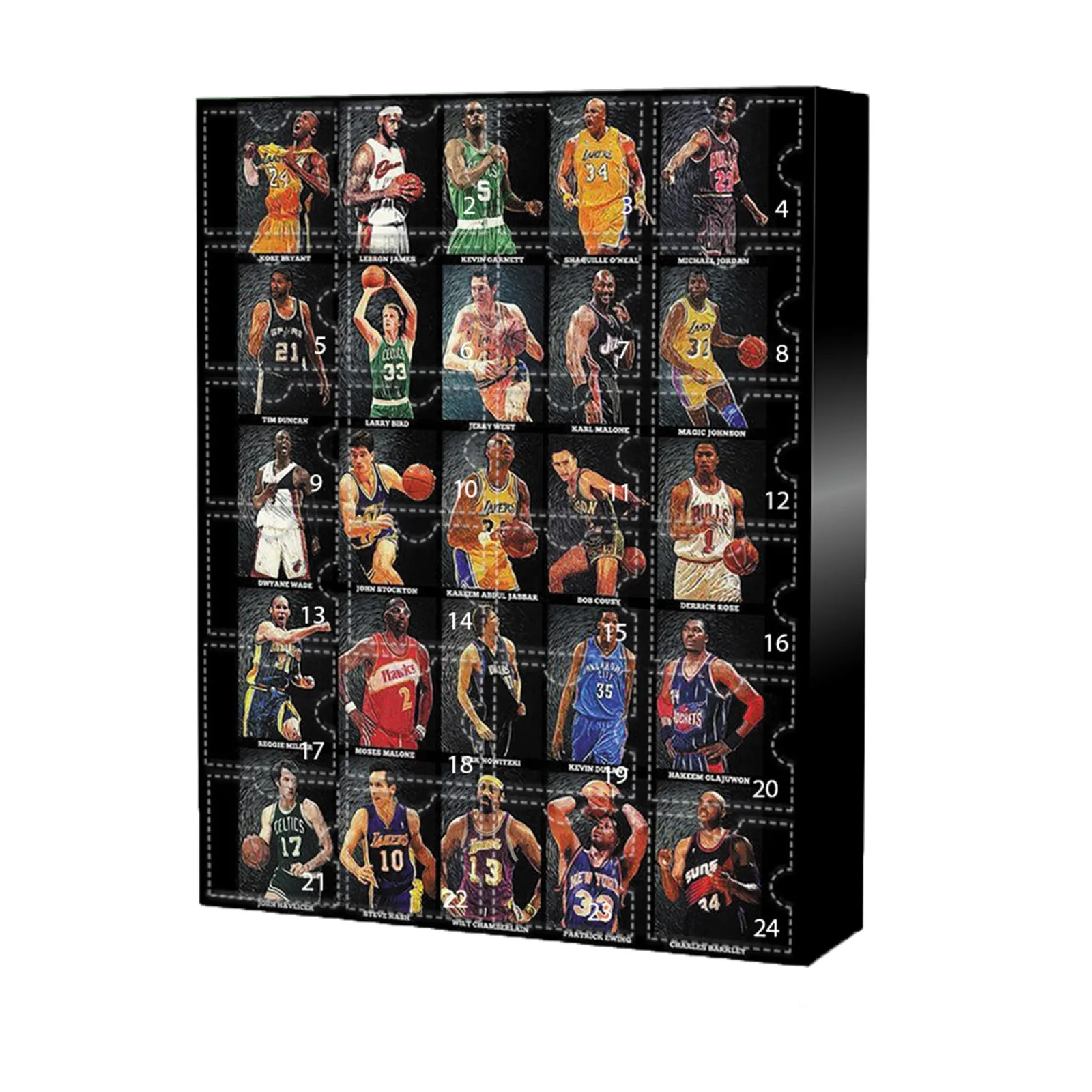 Christmas Advent Calendar Contains 24 Gifts, Figures Doll Advent Calendar, Christmas Countdown Calendar With Surprise Toys