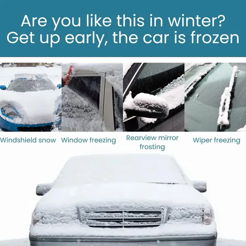Windshield Washer Fluid Instantly Melts Ice Winter Frost Deicer Spray Snow Melting Defrost Liquid For Windows Latches Key Locks