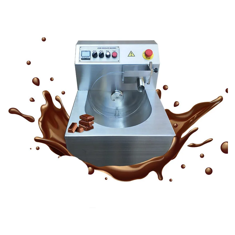 

Electric 110/220V 8KG Chocolate Melting Machine With Vibration Table Food Grade ManualChocolate Tempering Molding Machine