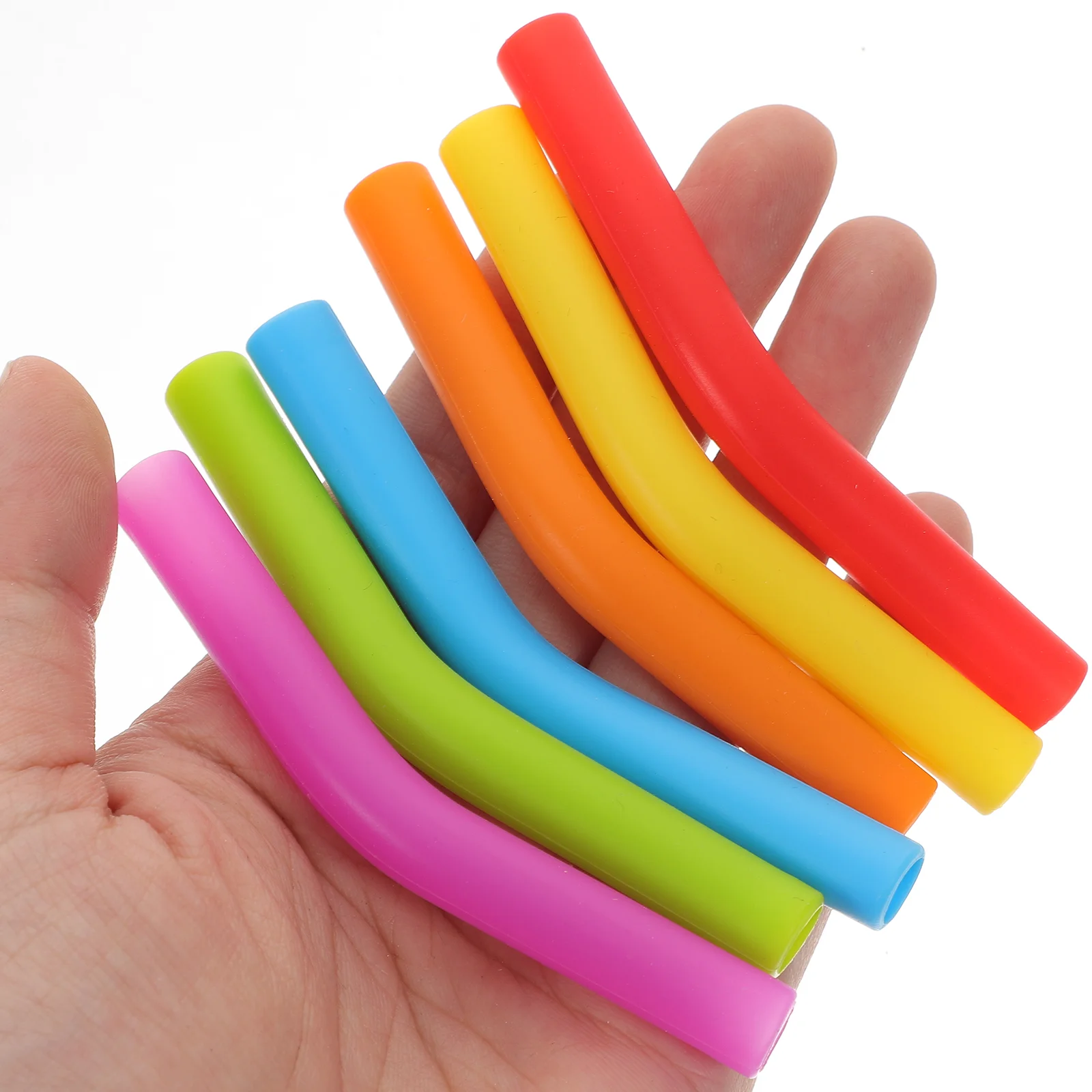 

24pcs Silicone Cover Lids Stainless Steel Covers Cover Drinking Cover Tip Cover