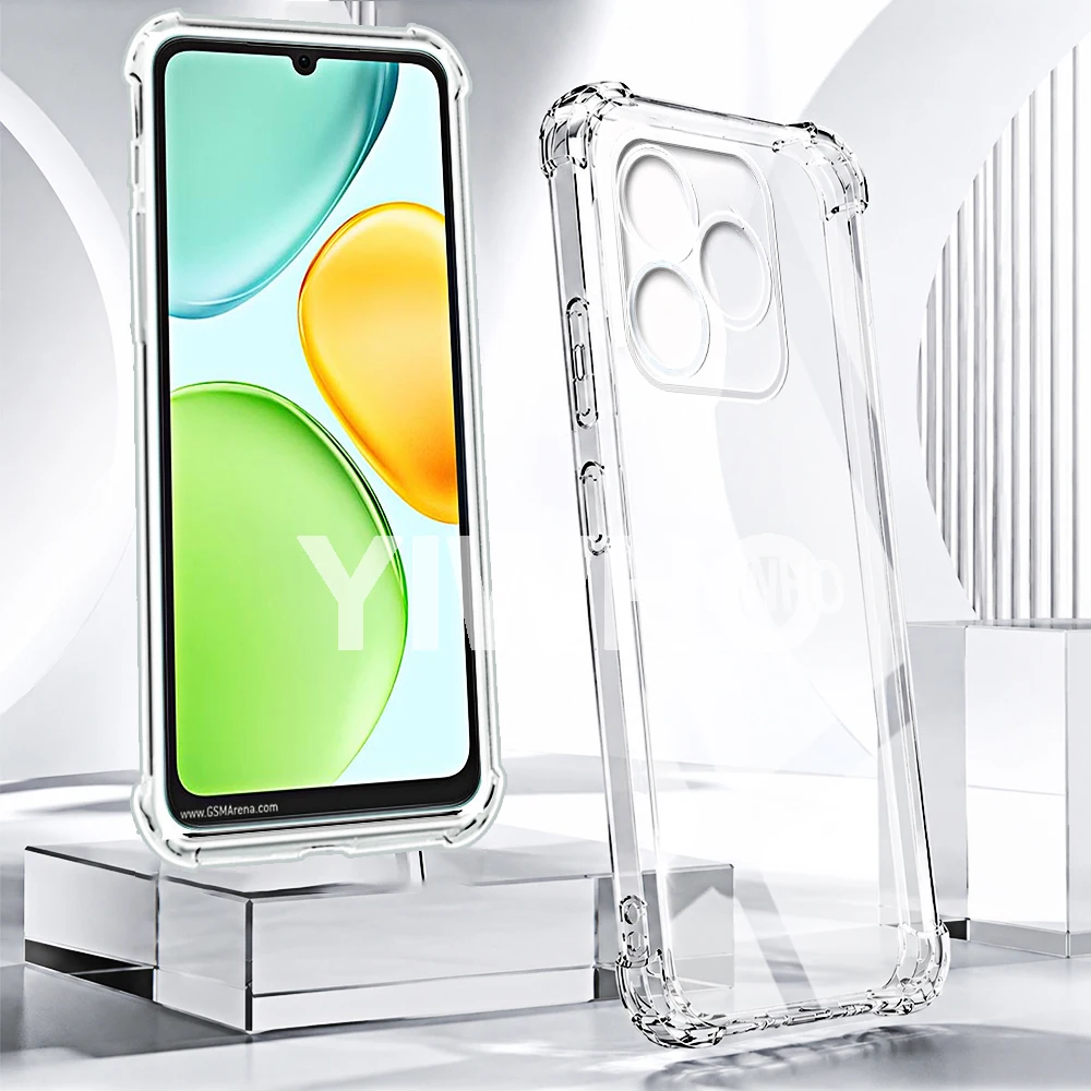 Transparent Shockproof Soft TPU Phone Case - Clear Back Cover, Multiple Piece Options