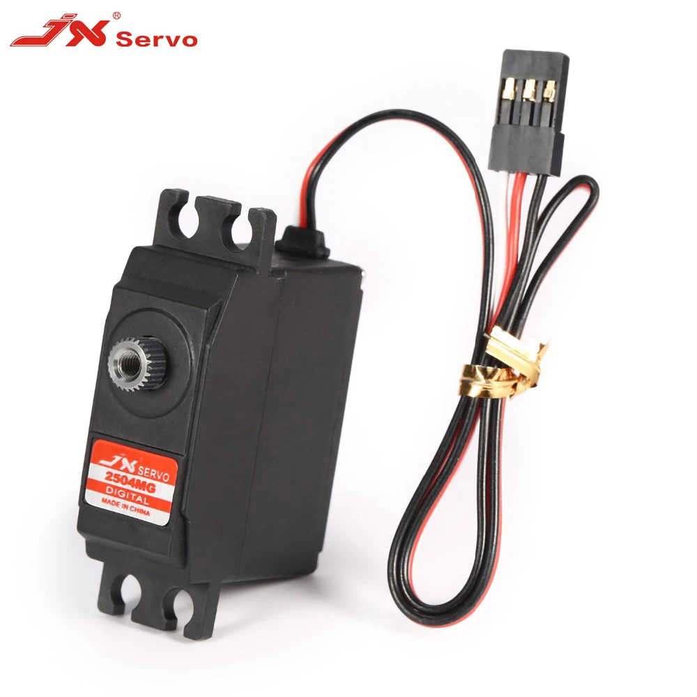 

Сервопривод 25g JX PDI-2504MG 4,8 V-6V 4KG, металлическая шестерня, цифровой сердечник, сервопривод для вертолета RC 450 500, запчасти для самолета с фиксированным крылом