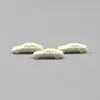 1/250-500 Mini simulation plastic  white inverted car bus model DIY puzzle construction sand table material 3