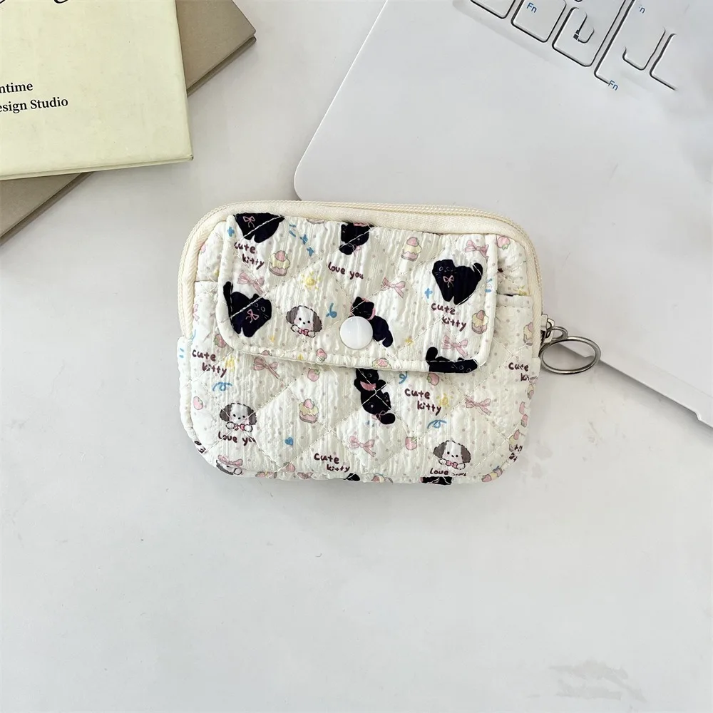 Quilted Cartoon Animal Coin Purse Storage Bag
