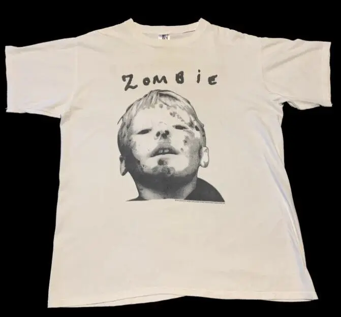 T-Shirt A 2 Lati Con Fascia Di Mirtilli Rossi, Camicia Zombie, Camicia Bianca Bianca Te4117 Maniche Lunghe