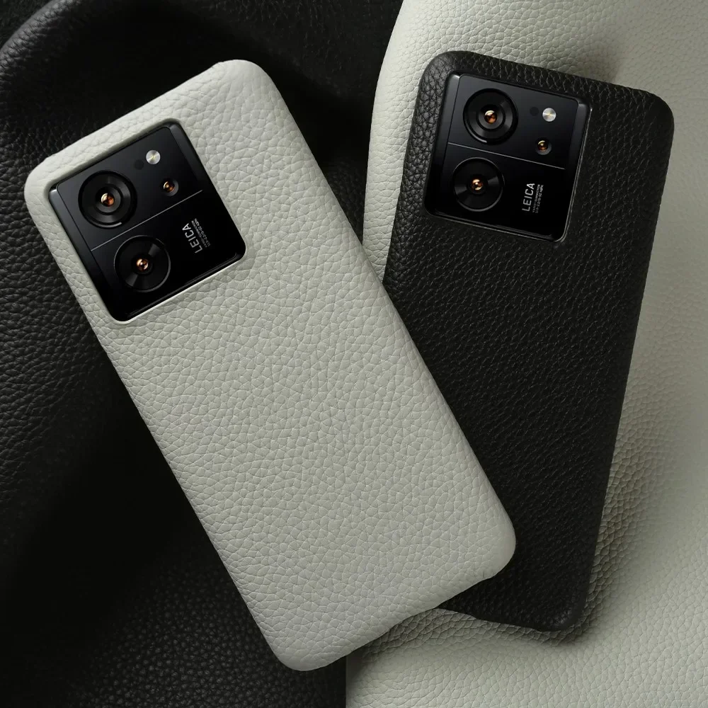 Handmade Premium Genuine Leather Shockproof Phone Case - Retro Style
