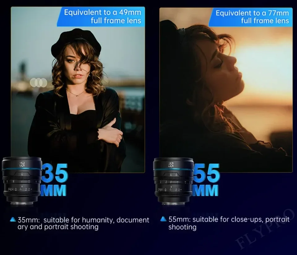 美品 SIRUI Night Walker 24/35/55 Sony E Amazon.co.jp: SIRUI Night Walker T1.2シネマレンズセット, 24mm