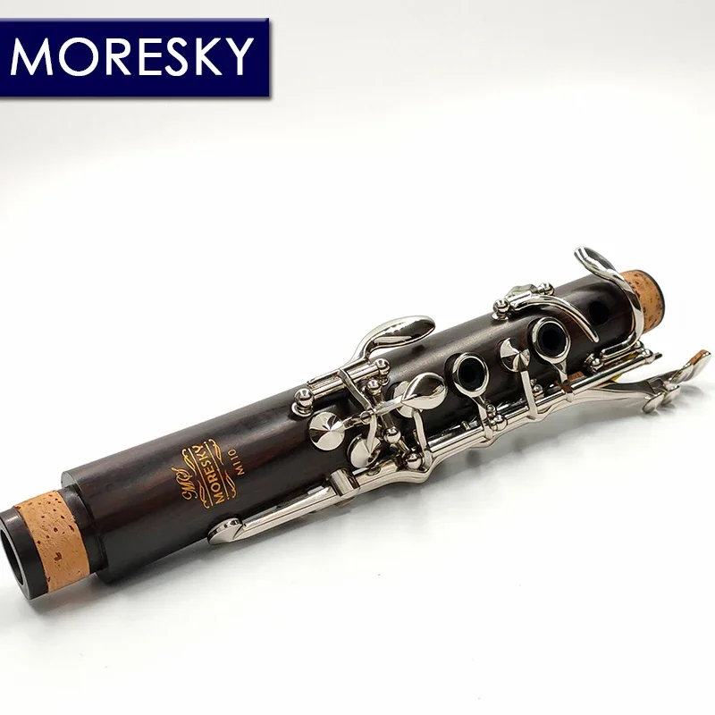 MORESKY Professional Ebony Clarinet Bb 17 Keys Grenadilla Sib Klarnet 3.23