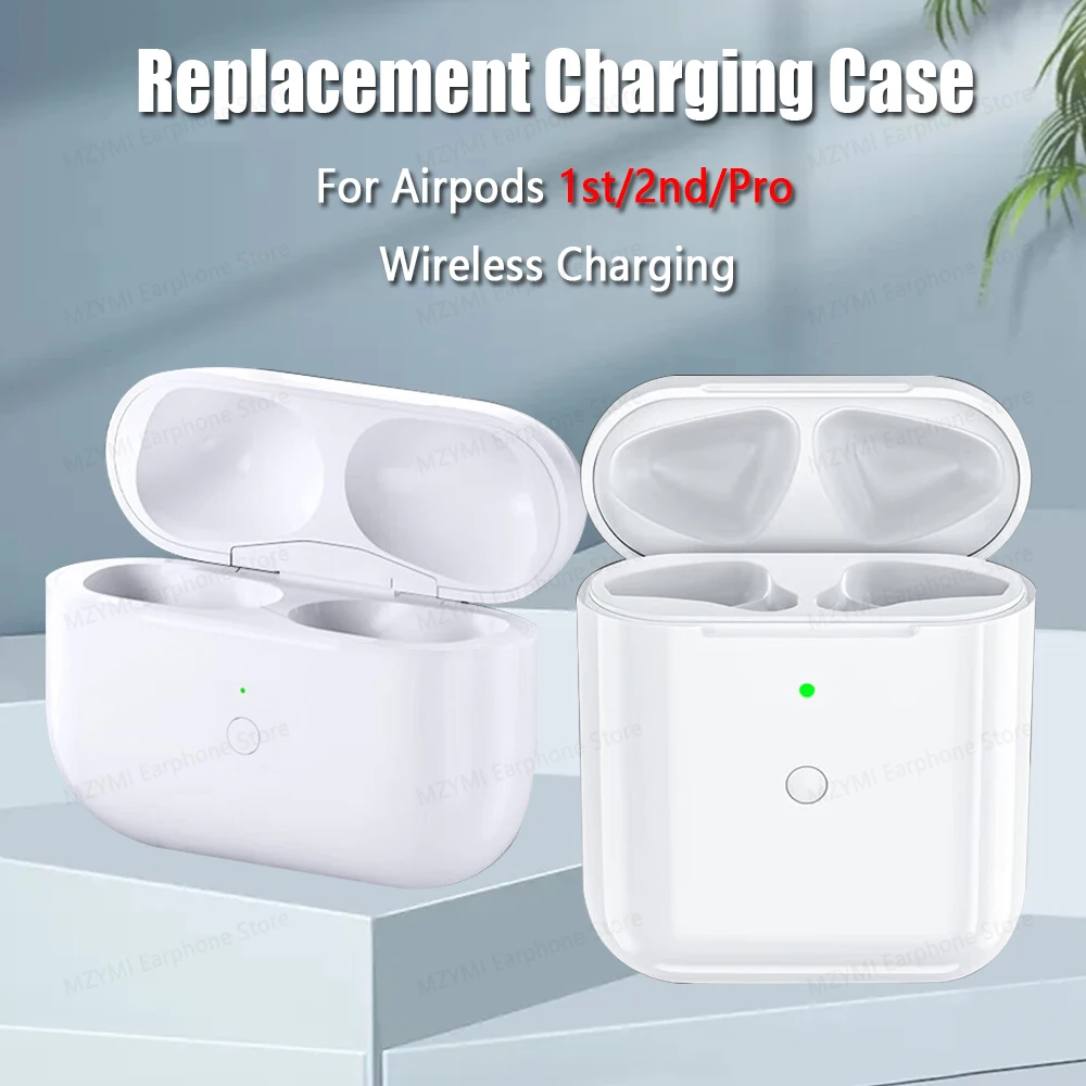 Bluetooth-наушники, Беспроводная зарядка для планшетов Airpods 1-я и 2-я, сменная зарядная коробка, совместима с Airpods, планшетов
