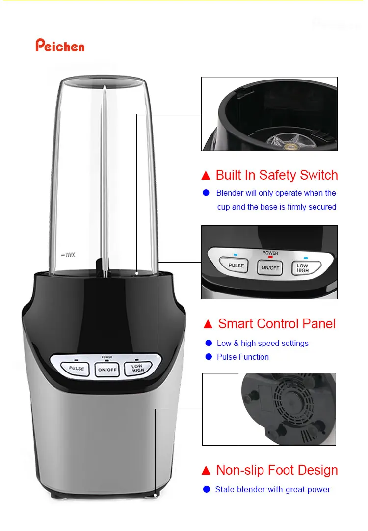 Description Picture 6 of item1000W powerful adjustable speed household kitchen blender smoothies top quality blender