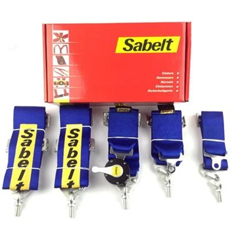 Sangle de poignée de porte Sabelt noir pour voiture de Rally/course - Apex  Performance