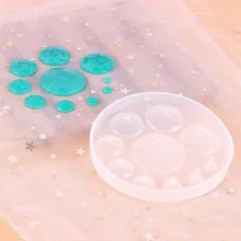 

Facted Round Breast Milk Cabochon Silicone Mold Epoxy Resin Keepsake DIY Jewelry Making Supplies 2022 New