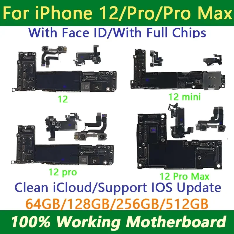 iPhone 12 Pro Max メインボード、クリーンな iCloud サポート