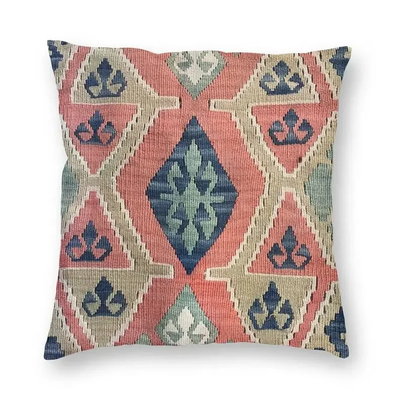 

Navaho Weave Turkish Ethnic Kilim Cushion Cover 45x45cm Decoration Printing Throw Pillow Case for Living Room Two Side