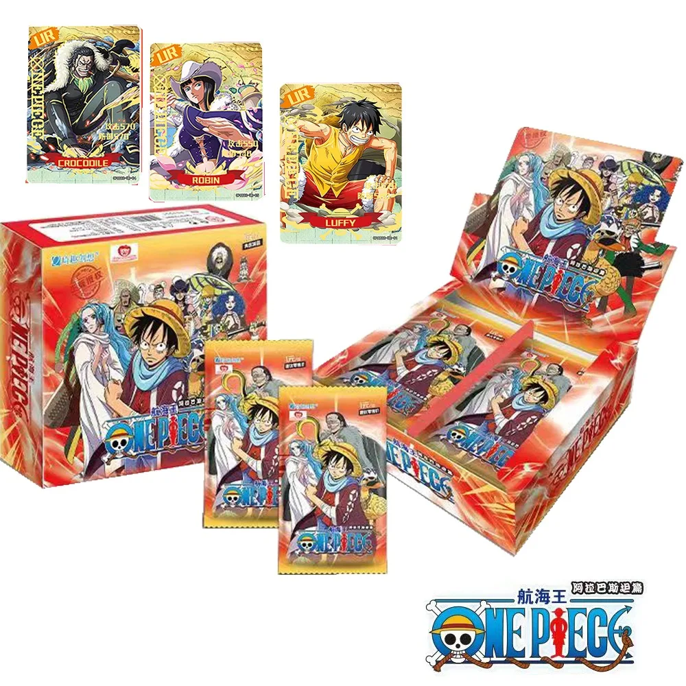 Genuine One Piece Collection Cards For Children Luffy Sauron Various Styles of Exciting Rare Anime Metal Cards Christman Gift