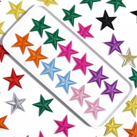 20pcs Star Embroidered Patches – Five-Pointed Star Iron-On & Sew-On Badges for Clothing, Hats, Shoes & DIY Crafts - Image 2