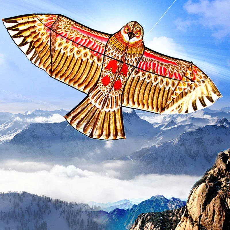 1.1m Flat Eagle Kite Big Fly Bird Kite For Children Flying Bird Kites Outdoor Toys Garden Toys 4