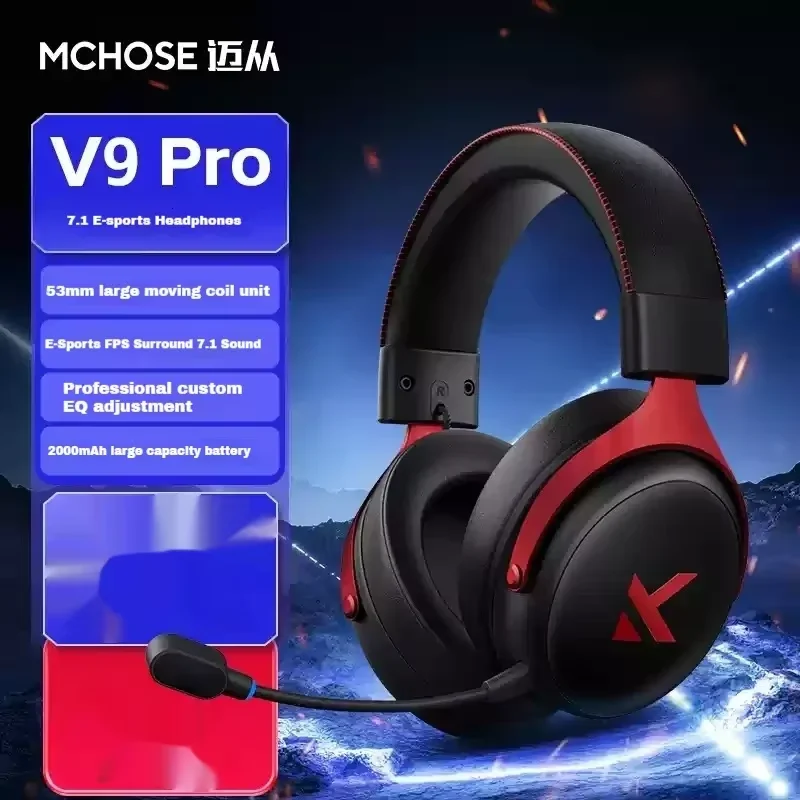 V9 Pro-7.1 Red Black