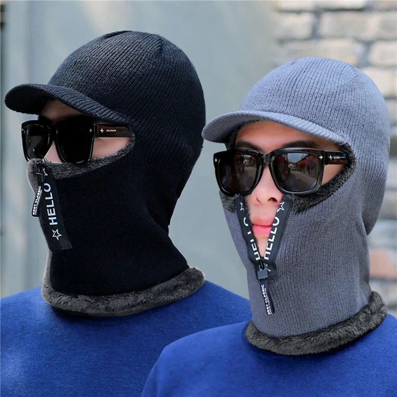 Men’s Winter Wool Hat with Ear Protection 2