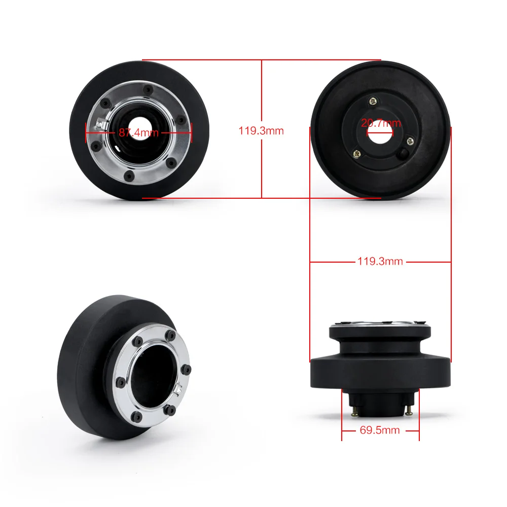 Steering Wheel Racing Hub Adapter Boss Kit WLR Fit For BMW E36